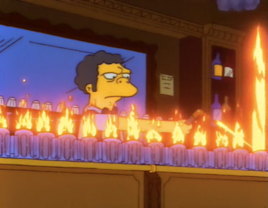 Image result for flaming moe